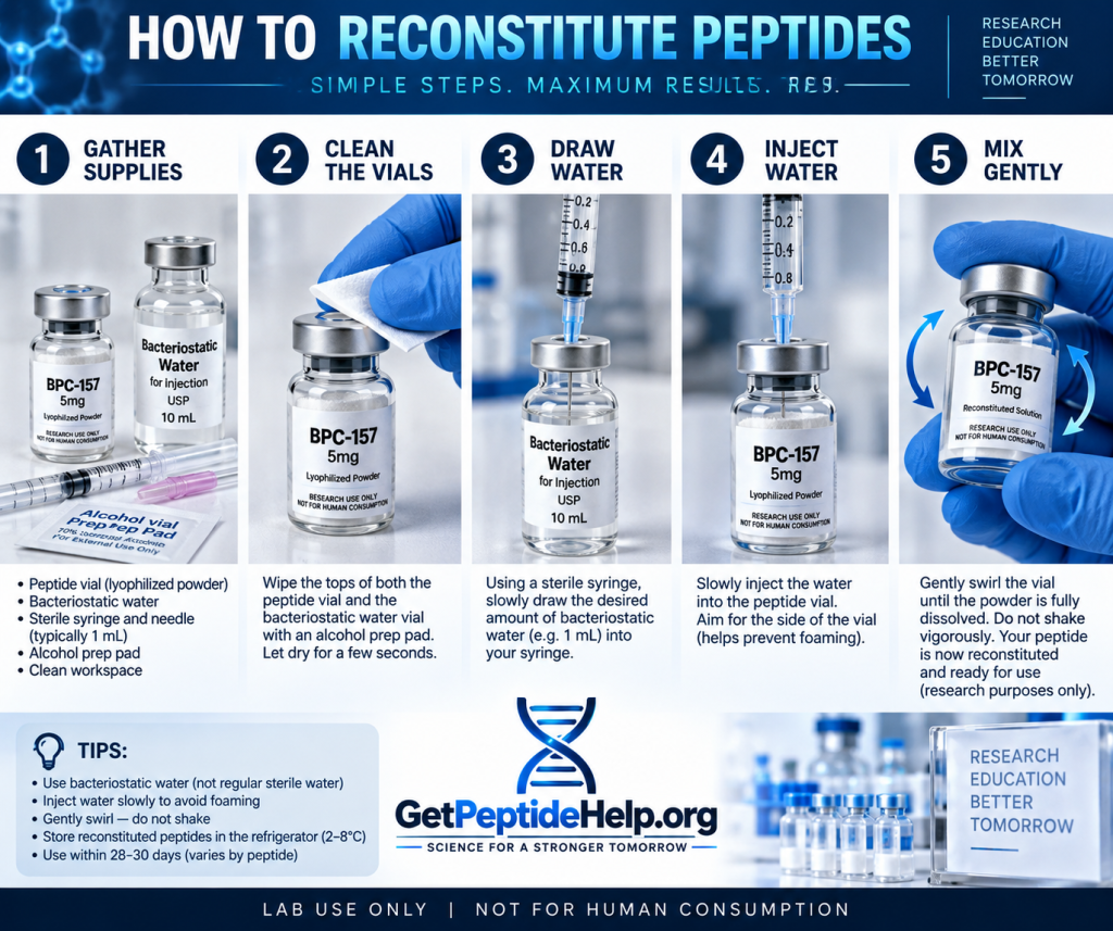 how to reconstitute peptides